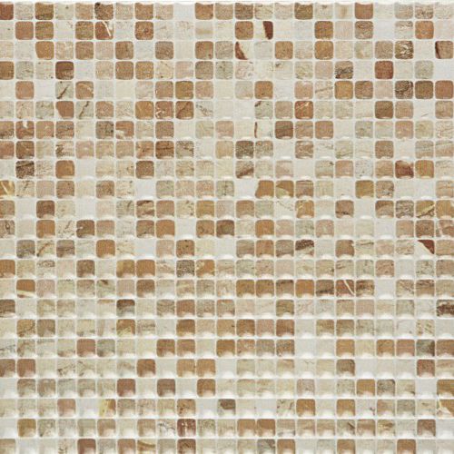 Carrelage aspect mosaïque - LINHA BRILHO HD : MARSELHA BEIGE - 55540 - Angelgres Revestimentos Ceramicos Ltda. - en grès cérame / à relief / d'intérieur