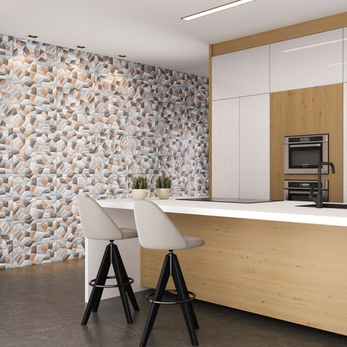 Carrelage en céramique - GUCCI  - Angelgres Revestimentos Ceramicos Ltda. - à relief / satiné / d'intérieur