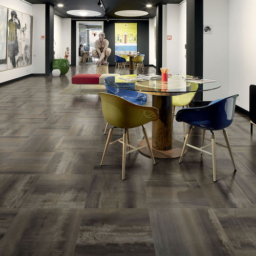 Carrelage en grès cérame - STEELWALK - Ceramiche Ascot SpA - poli / mat / d'intérieur