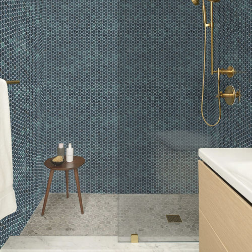 Mosaïque en verre - HSLC02 - Gong Loon Industries Ltd. - texturée / finition naturelle / d'intérieur