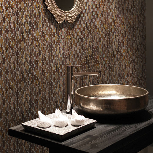 Mosaïque en verre - GRE304 - Gong Loon Industries Ltd. - en or / texturée / d'intérieur