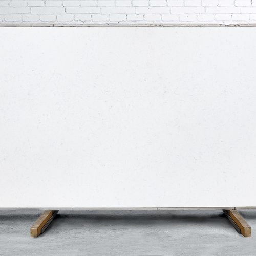 Plaque de pierre en quartzite - Carrara Misty - Marble Systems - pour mur / polie / aspect marbre