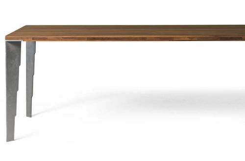 Table contemporaine - B-190 - Dale Italia - en métal / avec piètement en métal / rectangulaire