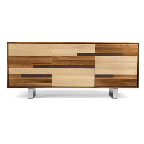 Buffet contemporain - A-140 - Dale Italia - en bois / en métal / marron