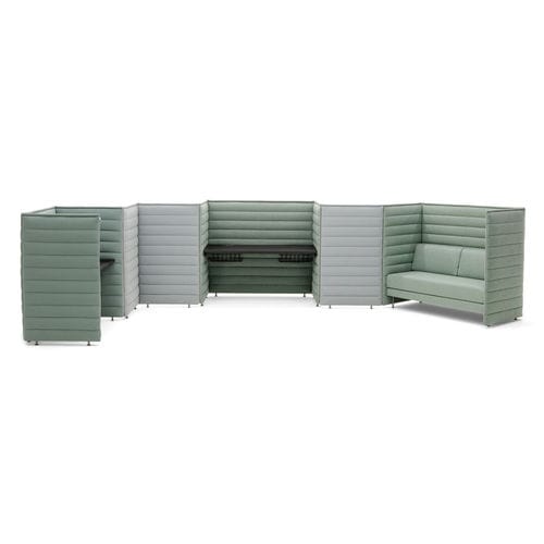Cloison amovible - ALCOVE PLUS PARAVENT - vitra USA - en tissu / professionnelle / de bureau