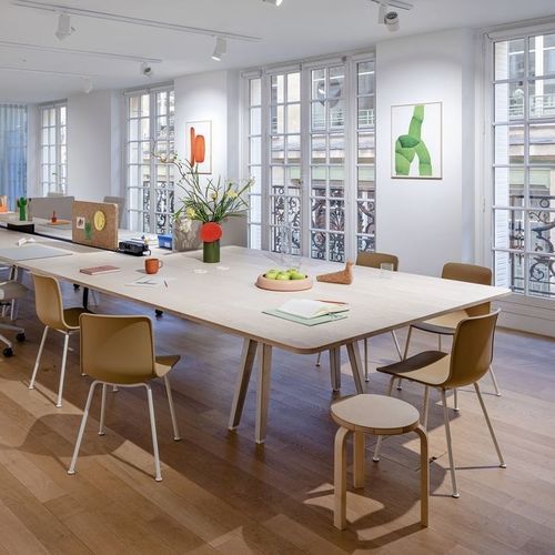 Bureau pour open space - JOYN 2 - vitra USA - sur pied / pour 2 personnes / de 2 à 4 personnes