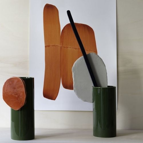 Vase contemporain - vitra USA - de terre cuite / de table / professionnel