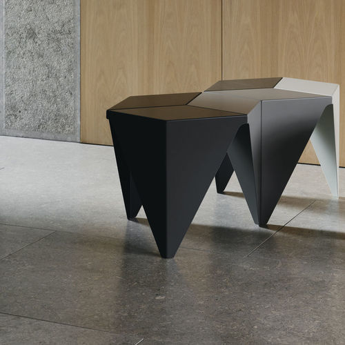Table d'appoint classique - PRISMATIC - vitra USA - aluminium / en papier japonais / avec piètement en aluminium