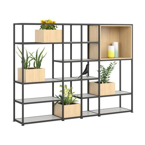 Système d'étagères mural - KADO - vitra USA - autoportant / minimaliste / en métal