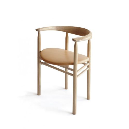 Chaise contemporaine - LINEA RMT6 - Nikari - d'intérieur / en frêne / tapissée