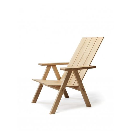 Fauteuil contemporain - ARKIPELAGO KVTT3 - Nikari - en chêne / avec repose-pieds / de jardin