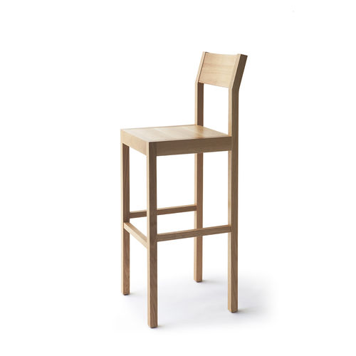 Chaise de bar contemporaine - SEMINAR KVBT1 - Nikari - d'intérieur / en chêne / en frêne