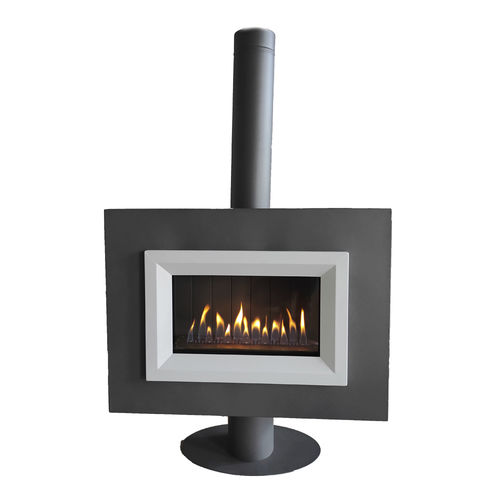 Cheminée à gaz - H10F - Mira Heating Co. Ltd. - à poser / adossée / simple face