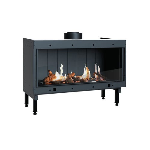 Poêle à gaz - Mira FS - Mira Heating Co. Ltd. - à poser / contemporain / en inox