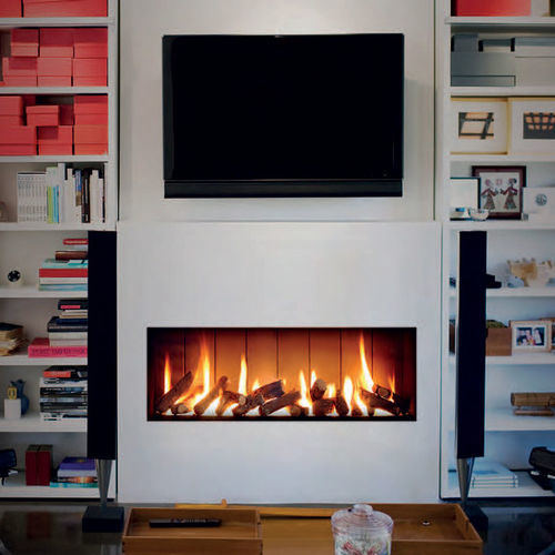 Cheminée à gaz - MF 125 - Mira Heating Co. Ltd. - à encastrer / adossée / simple face
