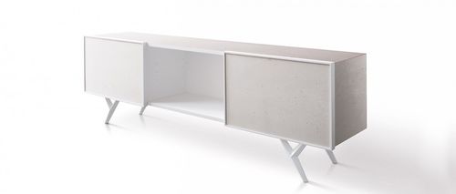 Buffet contemporain - GIO 240 - SAI industry - en béton / blanc