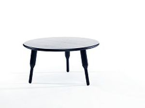 Table basse contemporaine - PEGGY LEGGY - David design - en bois / ronde / résidentielle