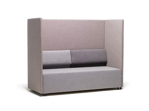 Canapé contemporain - RUMBLER ONE HIGHBACK - David design - en tissu / vert / 2 places