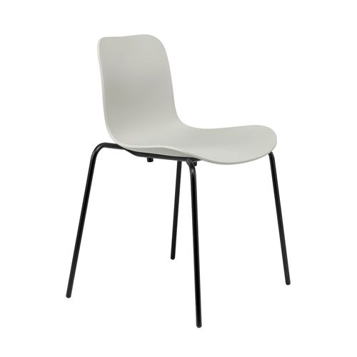 Chaise contemporaine - LANGUE - NORR11 - d'intérieur / en hêtre / en plastique