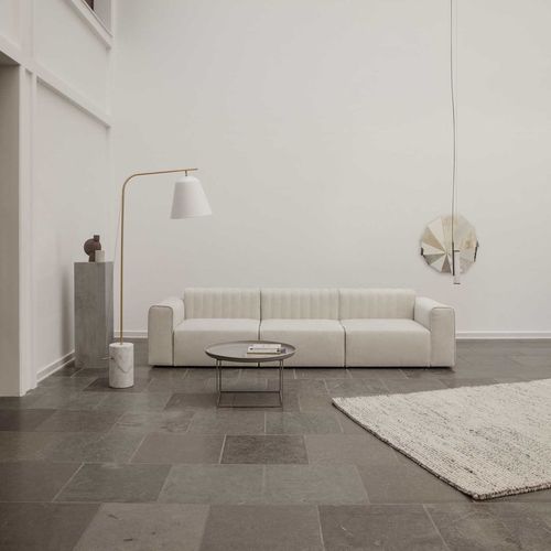 Canapé modulable - RIFF  - NORR11 - contemporain / en tissu / beige