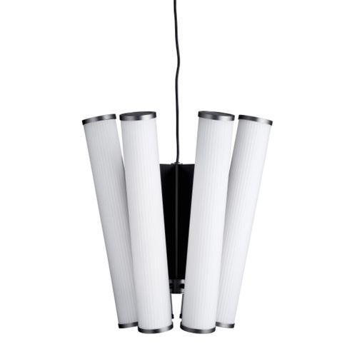 Lustre contemporain - DECO - NORR11 - en verre opalescent / en fer / à LED