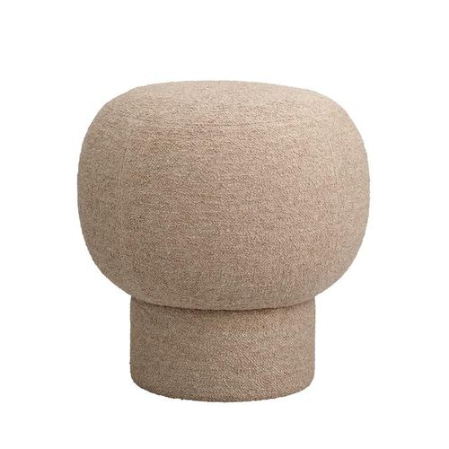 Pouf contemporain - CHAMPAGNE - NORR11 - en contreplaqué / en mousse / rond