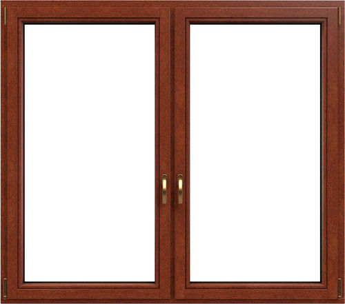 Fenêtre en bois - SOFTLINE - drutex - battante / à double vitrage / à triple vitrage