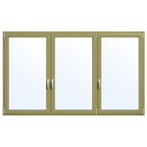 Fenêtre en aluminium - MB-70HI - drutex - oscillo-battante / à double vitrage / à triple vitrage