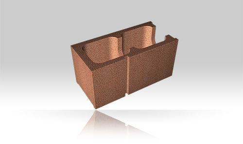 Bloc de coffrage en béton - BISO-SHELL - BISOTHERM - pour mur porteur