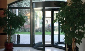 Porte d'entrée - AGM - en aluminium / coulissante / vitrée