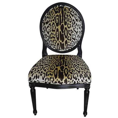 Chaise de style Louis XVI - RÉF. 16336 - OVATION Paris - d'intérieur / en tissu / avec piètement en bois