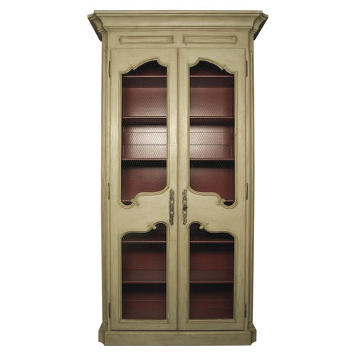 Bibliothèque de style Louis XV - AMÉLIE : RÉF. 12054 - OVATION Paris - en bois / vitrée