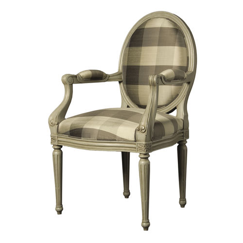 Fauteuil Louis XVI - RÉF. 16337 - OVATION Paris - en bois / médaillon