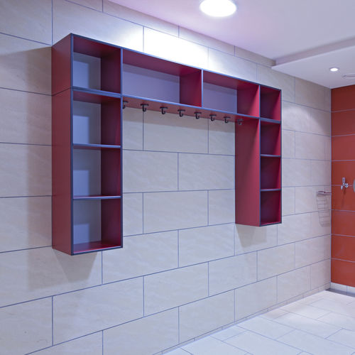 Étagère murale - KEMMLIT-Bauelemente GmbH - contemporaine / en stratifié / professionnelle