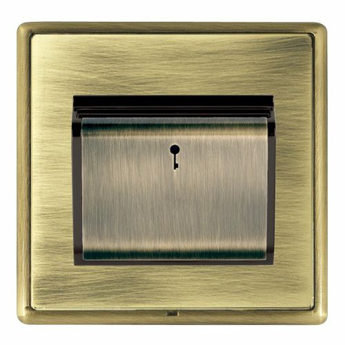 Interrupteur à carte - LINEA-RONDO CFX® - Hamilton Litestat - encastré / en laiton / contemporain