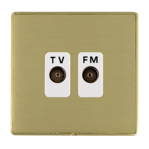 Prise TV - Linea-Duo CFX - Hamilton Litestat - radio / double / murale