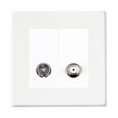Prise TV - HARTLAND CFX® COLOURS - Hamilton Litestat - radio / double / murale