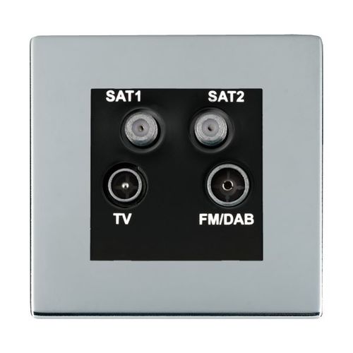 Prise TV - SHEER CFX® - Hamilton Litestat - SAT / radio / quadruple