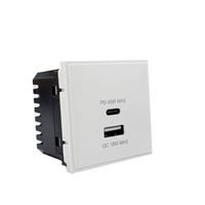 Prise USB - EuroFix - Hamilton Litestat - double / de sol / encastrable
