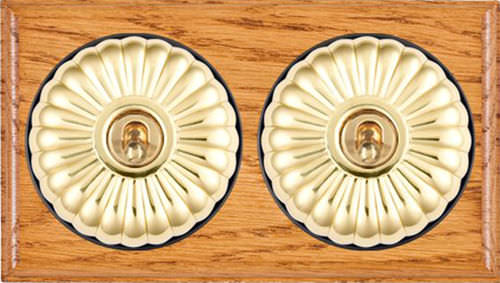Interrupteur à levier - BLOOMSBURY - Hamilton Litestat - encastré / double / en métal