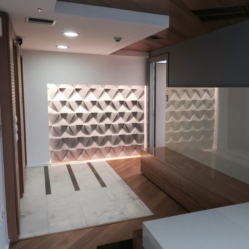 Carrelage en béton - EUCLID - Urbi et Orbi - 3D / d'intérieur / mural