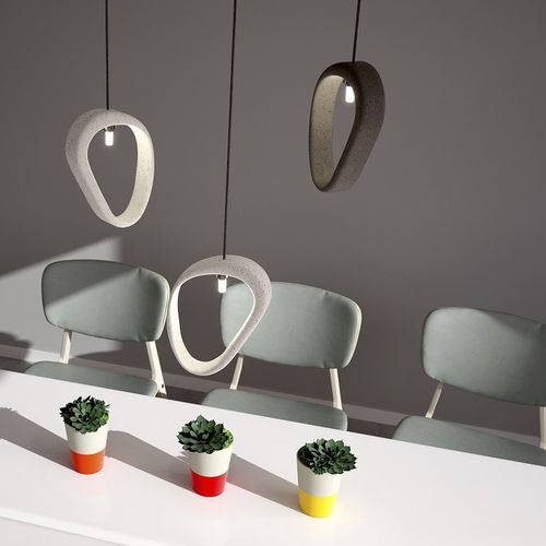 Suspension - ARETHA C - Urbi et Orbi - en béton / contemporaine / d'intérieur