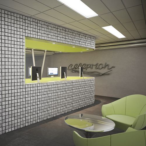 Carrelage en béton - PLANTED CUBES - Urbi et Orbi - 3D / d'intérieur / mural
