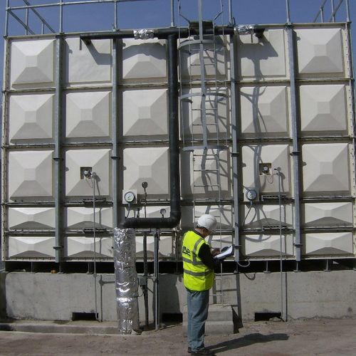 Cuve de stockage d'eau - GRP - Tricel - sectionnelle / en polyuréthane / en acier