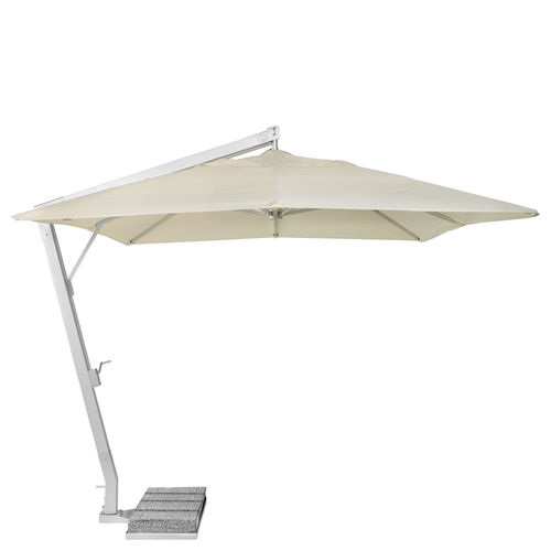 Parasol déporté - CANTILEVER II - JANUS et Cie - en aluminium / en inox / résistant au vent