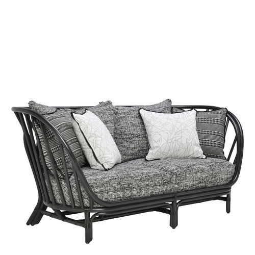 Canapé classique - KYOTO  - JANUS et Cie - de jardin / gris / en rotin