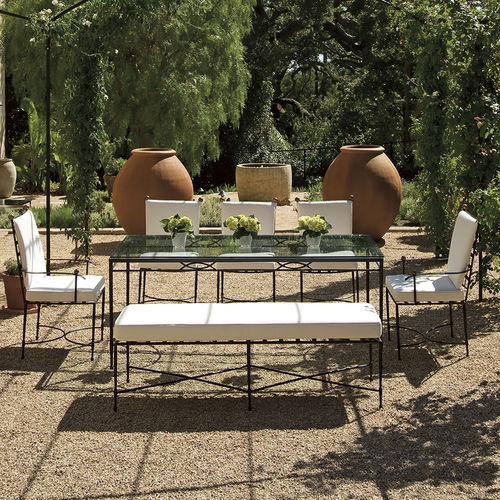 Banc de jardin classique - AMALFI - JANUS et Cie - en inox