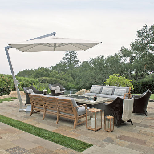 Parasol déporté - JANUS et Cie - en inox / professionnel