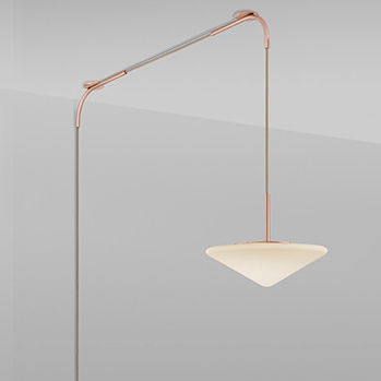 Suspension - SPINNE 35 - Kalmar Werkstaetten - en laiton poli / en cuivre poli / en verre