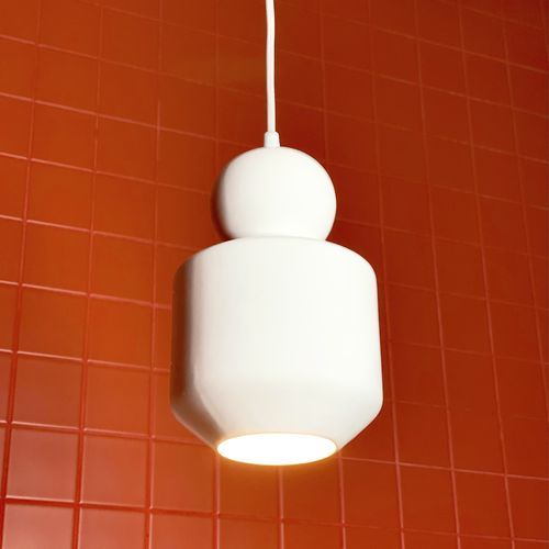 Suspension - LOVER 1.0_glossy white - neo - en céramique / design minimaliste / d'intérieur